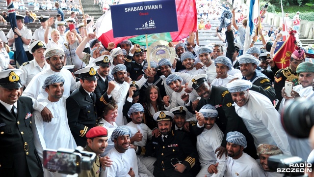 Nagroda Przyjaźni dla "Shabab Oman II". Fot. Olaf Nowicki [Radio Szczecin] Znamy wyniki regat The Tall Ships Races 2017! [DUŻO ZDJĘĆ]