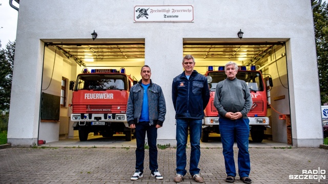 Niemiecka ochotnicza straż pożarna w Tantow. Fot. Olaf Nowicki [Radio Szczecin] Niemiecka straż pożarna chce Polaków [ZDJĘCIA]