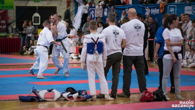 Międzynarodowy Turniej Karate Kyokushin w Szczecinie. Fot. Weronika Łyczywek [Radio Szczecin] Młodzi karatecy walczą o medale [ZDJĘCIA]