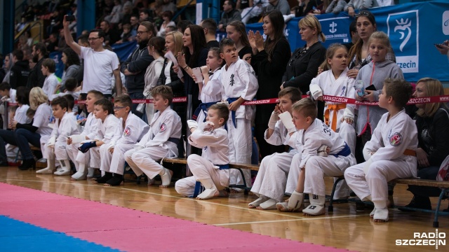 Międzynarodowy Turniej Karate Kyokushin w Szczecinie. Fot. Weronika Łyczywek [Radio Szczecin] Młodzi karatecy walczą o medale [ZDJĘCIA]