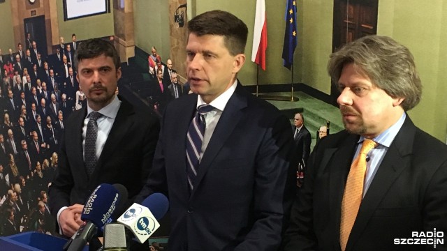 Ryszard Petru w Szczecinie - szef Nowoczesnej komentuje plany Jarosława Kaczyńskiego