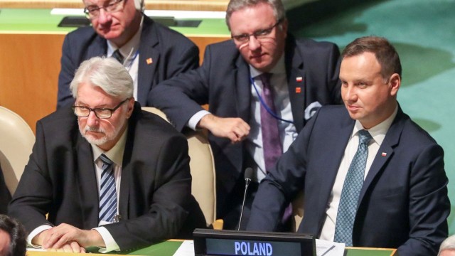Prezydent Andrzej Duda podczas sesji Zgromadzenia Ogólnego ONZ