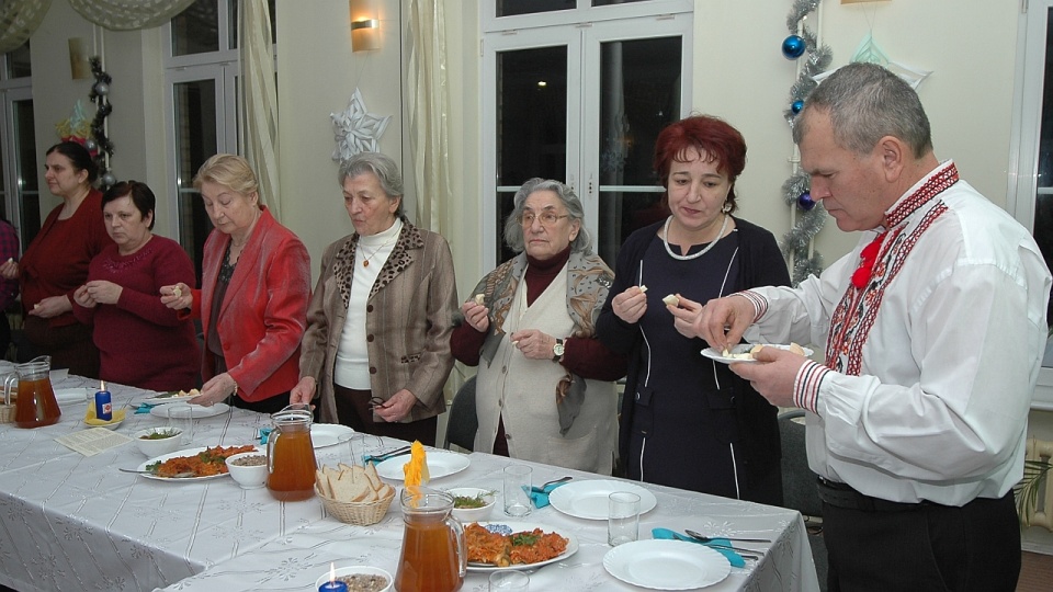 W "domiłce" ukraińskiej, czyli siedzibie szczecińskiego oddziału Związku Ukraińców w Polsce zorganizowano wspólną kolację wigilijną. Fot. ukraincy.org