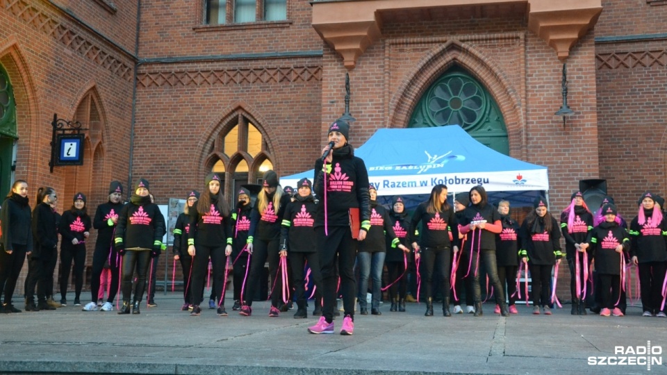 Akcja „One Billion Rising - Nazywam się Miliard” w Kołobrzegu. Fot. Przemysław Polanin [Radio Szczecin]