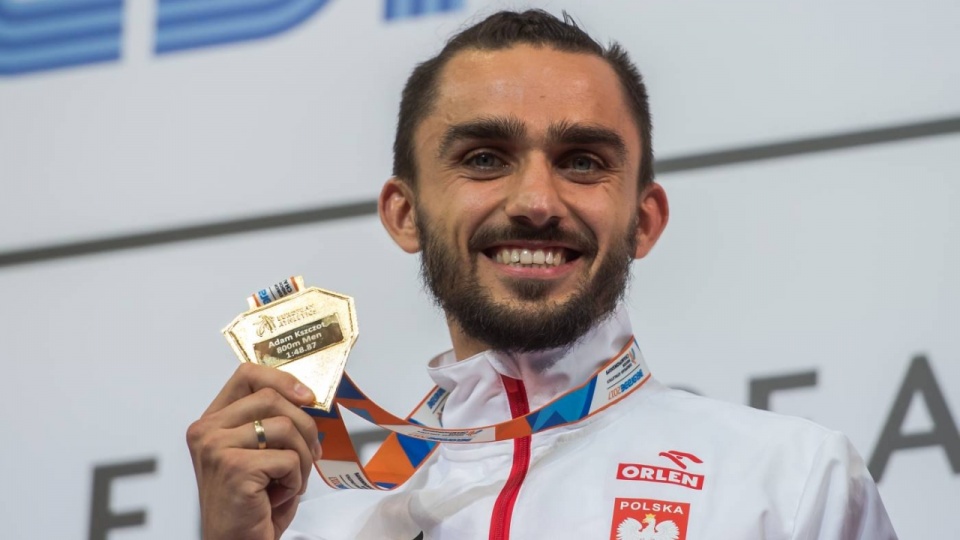 Adam Kszczot - złoty medal w biegu na 800 metrów. Fot. Marek Biczyk / Polski Związek Lekkiej Atletyki