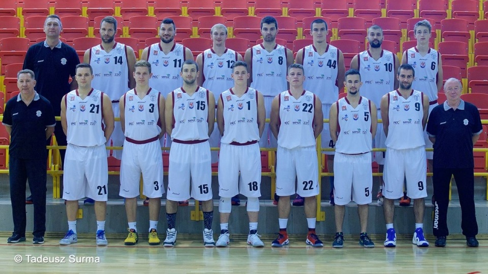 Koszykarze Spójni Stargard. Fot. Spójnia Stargard / Tadeusz Surma