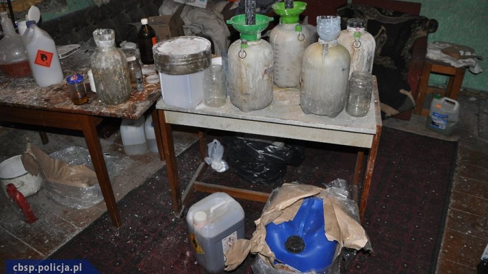 Laboratorium amfetaminy było ukryte w jednym z domów jednorodzinnych w powiecie działdowskim.