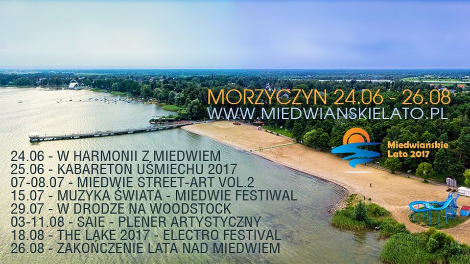 W tym roku Miedwiańskie Lato w amfiteatrze w Morzyczynie organizowane po raz 10. źródło: www.facebook.com/miedwianskielato2017