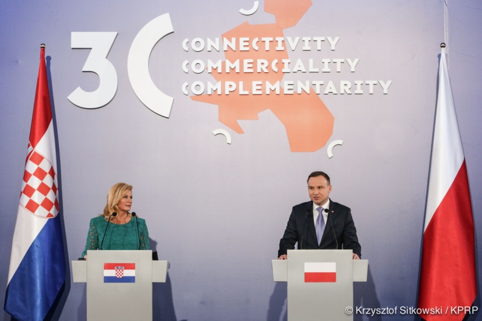 Konferencja po Szczycie Państw Trójmorza. Fot. Krzysztof Sitkowski/KPRP, źródło: www.prezydent.pl