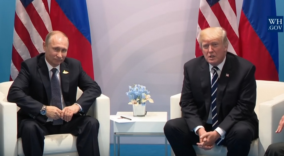 Władimir Putin i Donald Trump. Źródło fot. The White House, www.youtube.com