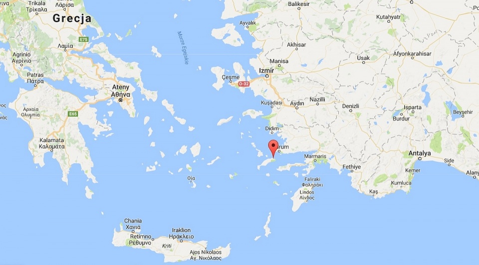 Trzesięnie ziemi w nocy nawiedziło grecką wyspę Kos. Fot. www.google.pl/maps