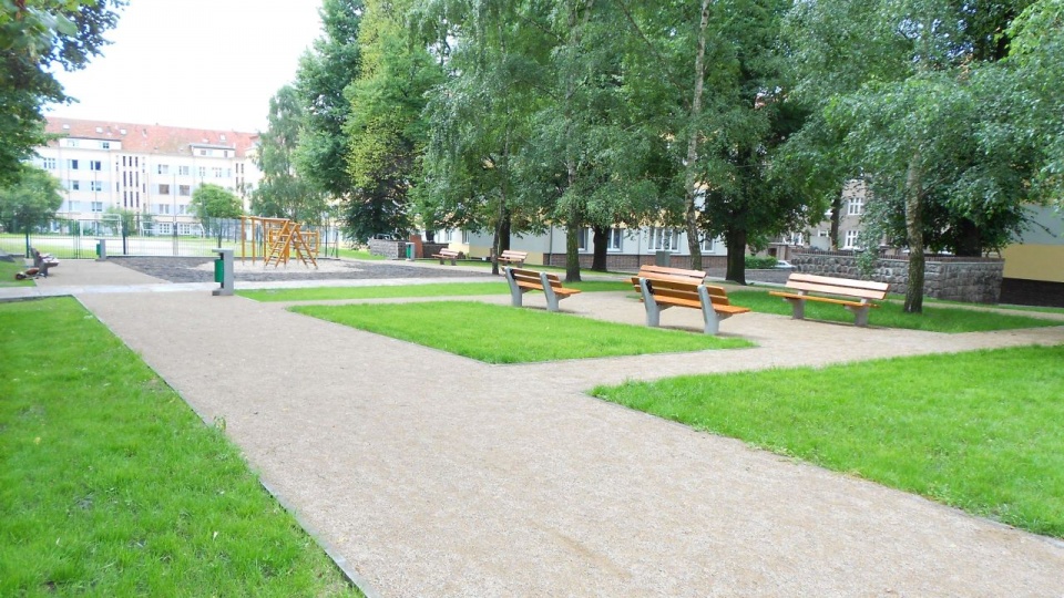 Stan po modernizacji - jesienią posadzone zostaną drzewa i krzewy. Koszt inwestycji to prawie 600 tys. złotych. Fot. ZUK Szczecin