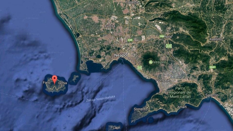 Trzęsienie ziemi miało siłę 4 stopni w skali Richtera. Fot. www.google.pl/maps