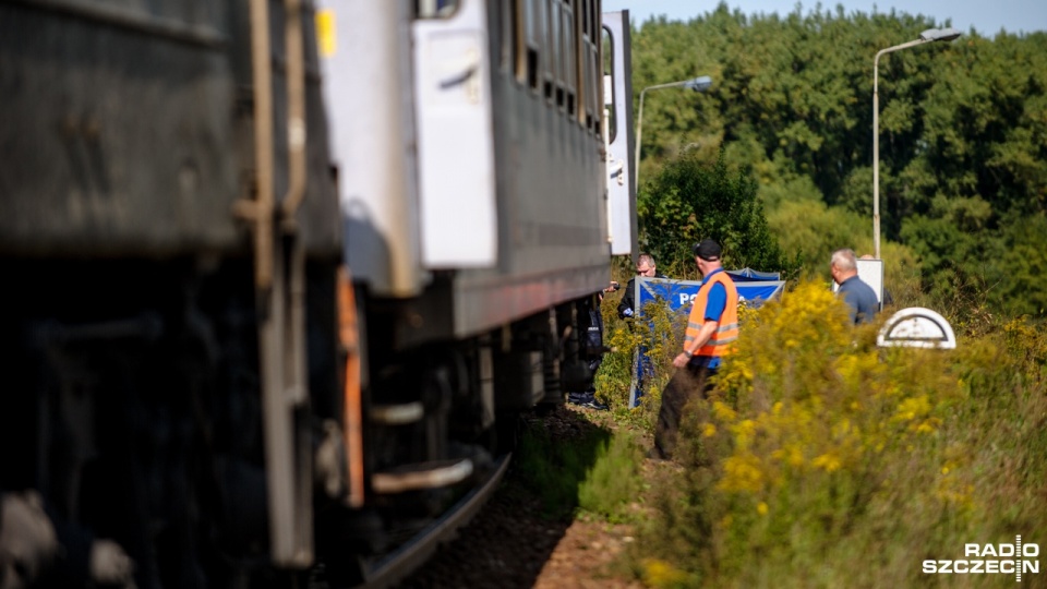 Pociąg śmiertelnie potrącił mężczyznę na torach w szczecińskich Podjuchach. Fot. Olaf Nowicki [Radio Szczecin]