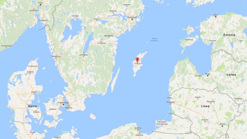 Gotlandia to wyspa na Bałtyku należąca do Szwecji. Fot. www.google.pl/maps