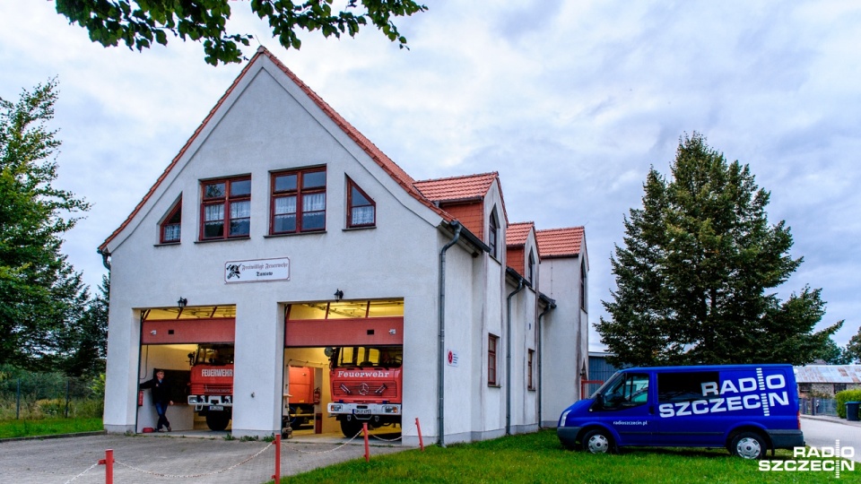 Niemiecka ochotnicza straż pożarna w Tantow. Fot. Olaf Nowicki [Radio Szczecin]