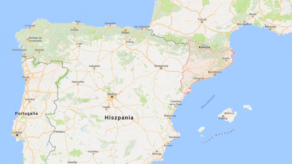 Katalonia. Fot. www.google.pl/maps