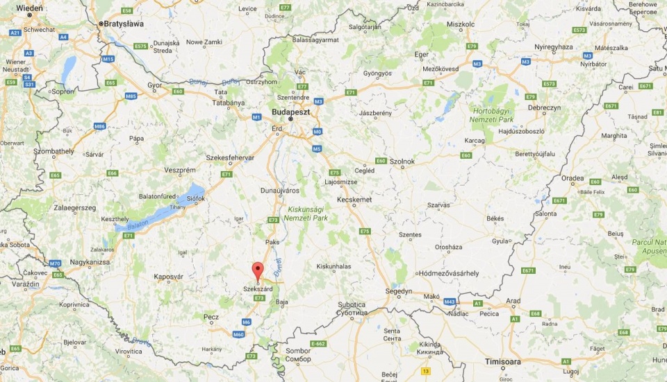Dwudniowe spotkanie w węgierskiej miejscowości Szekszard rozpoczyna się w piątek przed południem. Fot. www.google.pl/maps