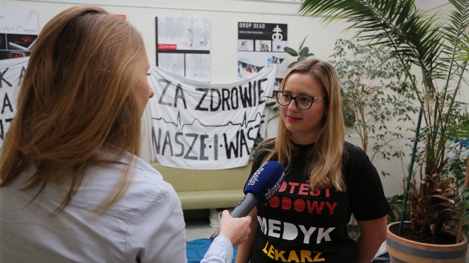 Szczecińscy rezydenci przyłączyli się do protestu głodowego. Fot. Maciej Papke [Radio Szczecin]