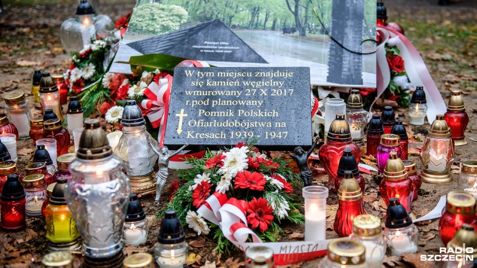 Krzyż Wołyński na Cmentarzu Centalnym w Szczecinie. Fot. Olaf Nowicki [Radio Szczecin]