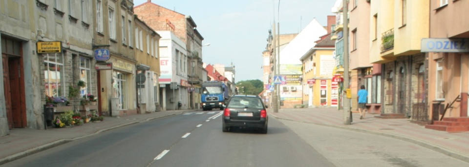 DK nr 36 w Myśliborzu.