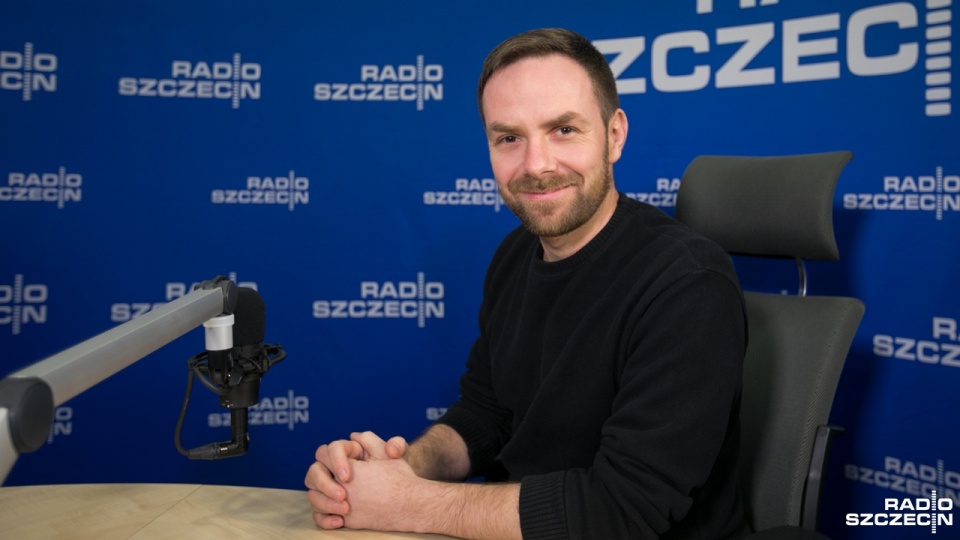 Adam "Łona" Zieliński. Fot. Weronika Łyczywek [Radio Szczecin]