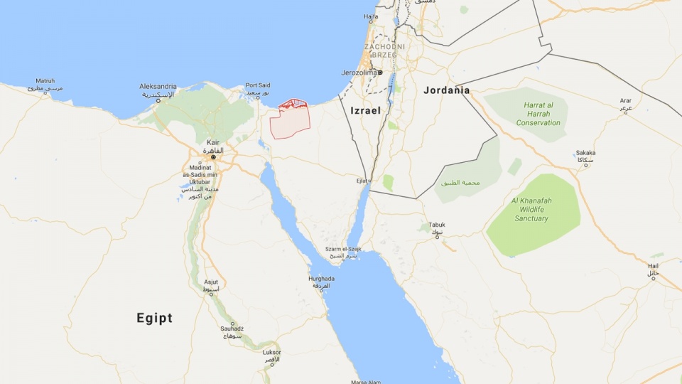 W wyniku ataku na meczet w miejscowości Bir al-Abd na Półwyspie Synaj zginęło 235 osób. Źródło fot.: www.google.pl/maps
