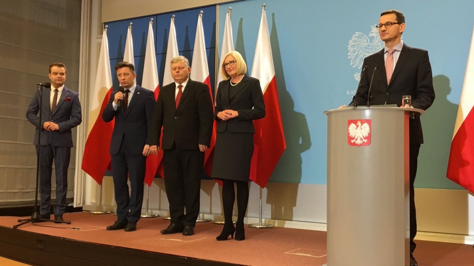 Premier Mateusz Morawiecki ogłosił zmiany w rządzie. Fot. twitter.com/PremierRP