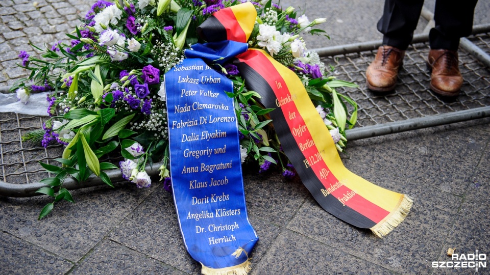 Uroczystości 1. rocznicy zamachu w Berlinie. Fot. Olaf Nowicki [Radio Szczecin]
