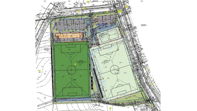 Wizualizacja stadionu przy ulicy Bandurskiego. Wybudują nowe boiska. Będą lepsze warunki do gry [ZDJĘCIA]