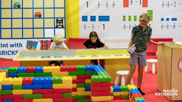 Wystawa z klocków LEGO. Fot. Robert Stachnik [Radio Szczecin] 5 milionów klocków LEGO tworzy wystawę przy Netto Arenie [WIDEO, ZDJĘCIA]