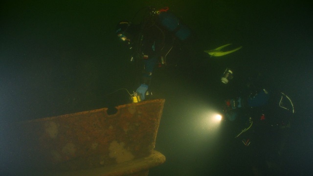 Fot. Muzeum Oręża Polskiego / S. Rosiak Czy w Miedwiu Niemcy testowali U-Booty? "W jeziorze może być wszystko" [WIDEO, ZDJĘCIA]