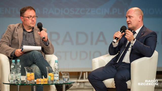 Fot. Robert Stachnik [Radio Szczecin] Priorytety w relacjach z Niemcami według Sochańskiego i Krzystka [ZDJĘCIA]