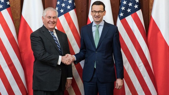 Amerykańskie media o wizycie sekretarza stanu w Polsce