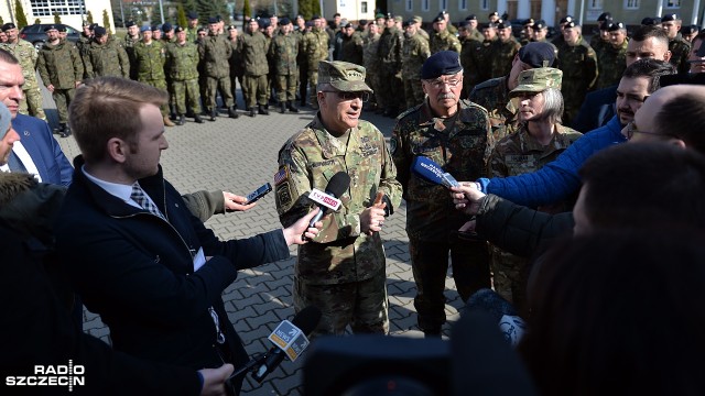 Dowódca wojsk NATO w Europie odwiedził Szczecin [WIDEO, ZDJĘCIA]