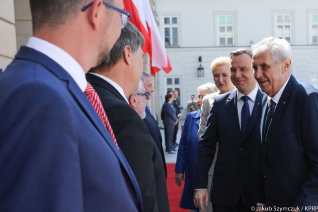 Prezydent Czech z wizytą w Polsce [WIDEO, ZDJĘCIA]