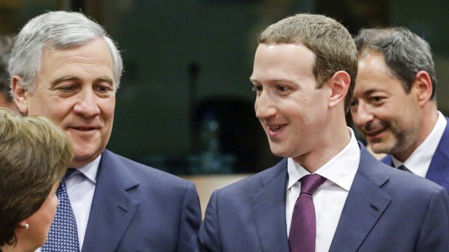 Mark Zuckerberg przeprasza w Parlamencie Europejskim