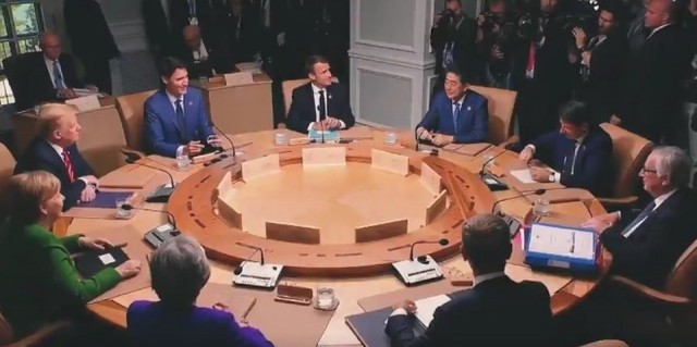 Napięcie wśród przywódców na szczycie G7