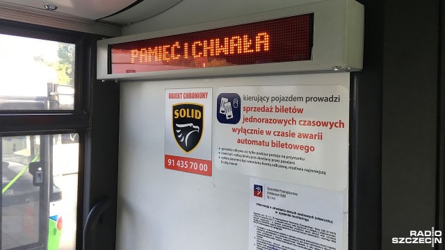 W szczecińskich autobusach pamiętają o bohaterach powstania