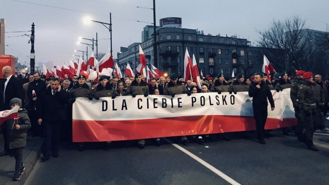Biało-Czerwony marsz Dla Ciebie Polsko na stulecie niepodległości
