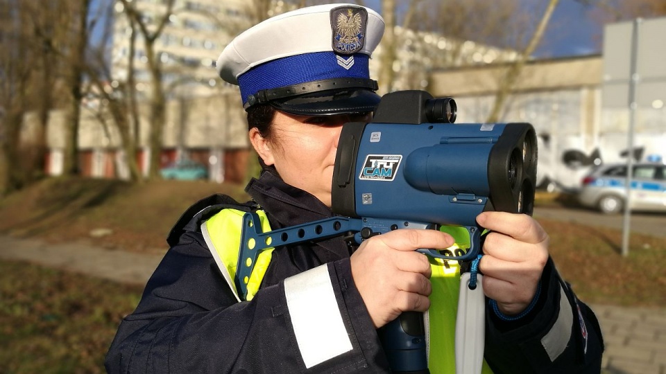 Zachodniopomorscy policjanci otrzymali ostatnio 11 nowoczesnych mierników prędkości. Fot. Mat. Policji