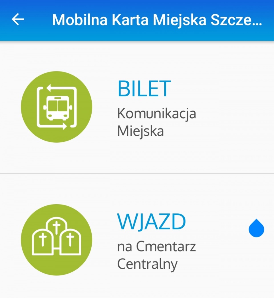 Aplikacja "Mobilna Karta Miejska".