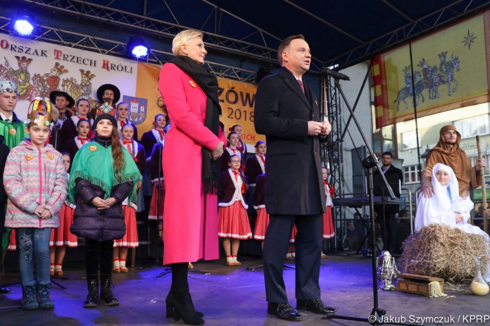 Prezydent Andrzej Duda w Skoczowie. Fot. Jakub Szymczuk/KPRP, źródło: www.prezydent.pl