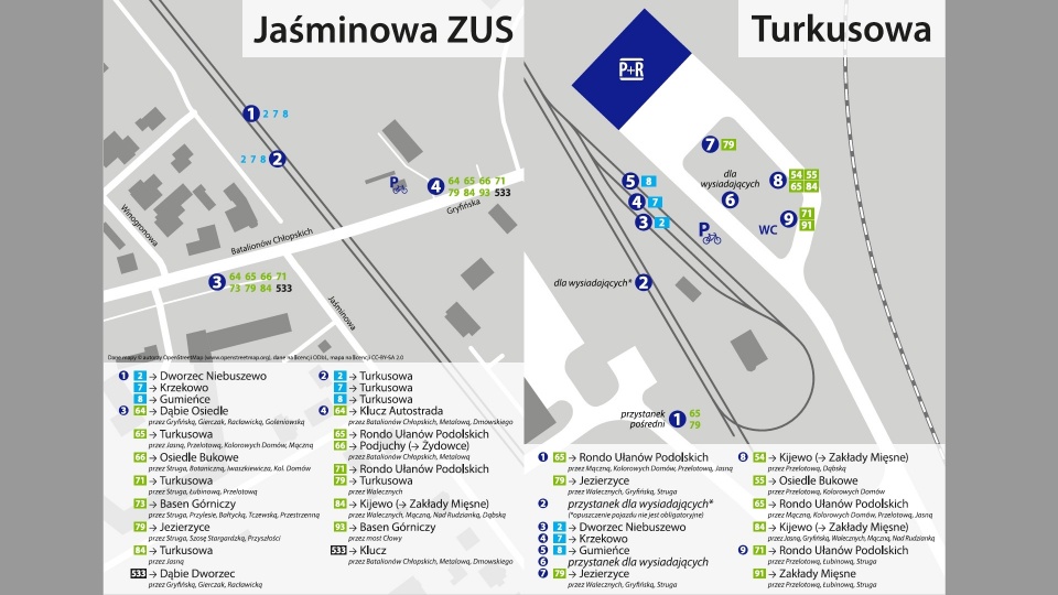 Mapa Turkusowa i Jasminowa. Mat. ZDiTM