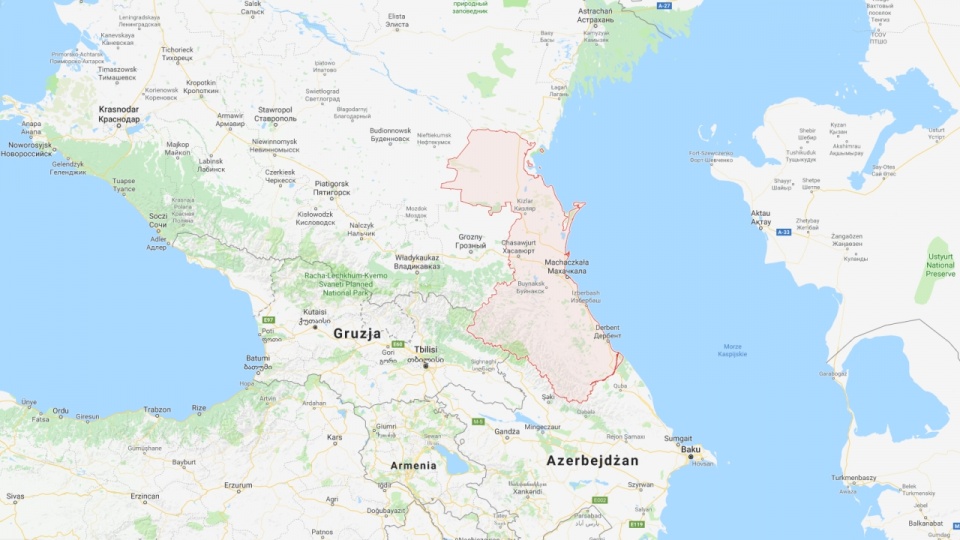 Dagestan to autonomiczna republika wchodząca w skład Federacji Rosyjskiej. Fot. www.google.pl/maps