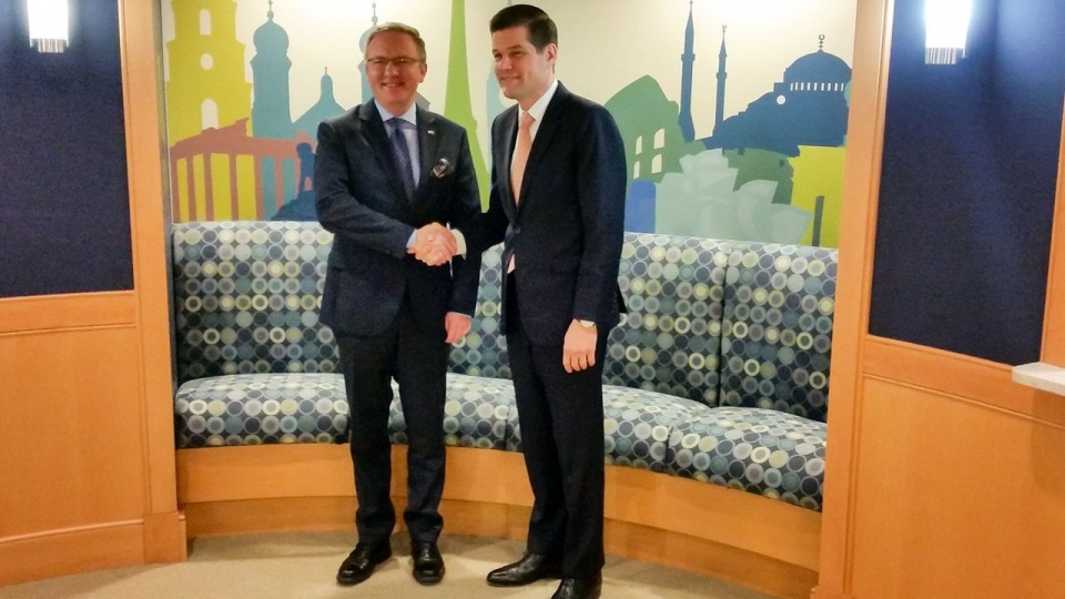 Krzysztof Szczerski spotkał się z asystentem sekretarza stanu do spraw Europy Wessem Mitchellem. Źródło fot.: www.twitter.com/prezydentpl