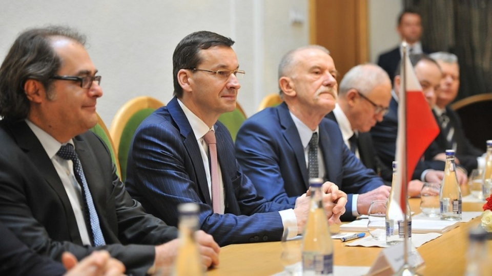Premier Mateusz Morawiecki w Wilnie. Fot. W. Kompała / KPRM, źródło: www.premier.gov.pl