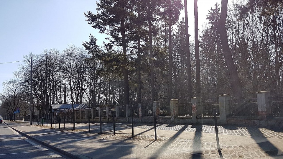 Pod koniec 2017 roku nowy wygląd zyskał inny odcinek ogrodzenia znajdujący się wzdłuż ulicy Ku Słońcu. Fot. ZUK