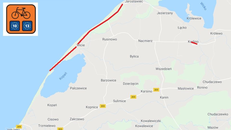 To kolejny odcinek trasy nazwanej Velo Baltica. Powstają już bowiem ścieżki na odcinkach Łazy-Osieki-Iwięcino i odcinek w rejonie ul. Bałtyckiej w Kołobrzegu. Docelowo ścieżką rowerową będziemy mogli dojechać od granicy województwa aż do Świnoujścia. źród