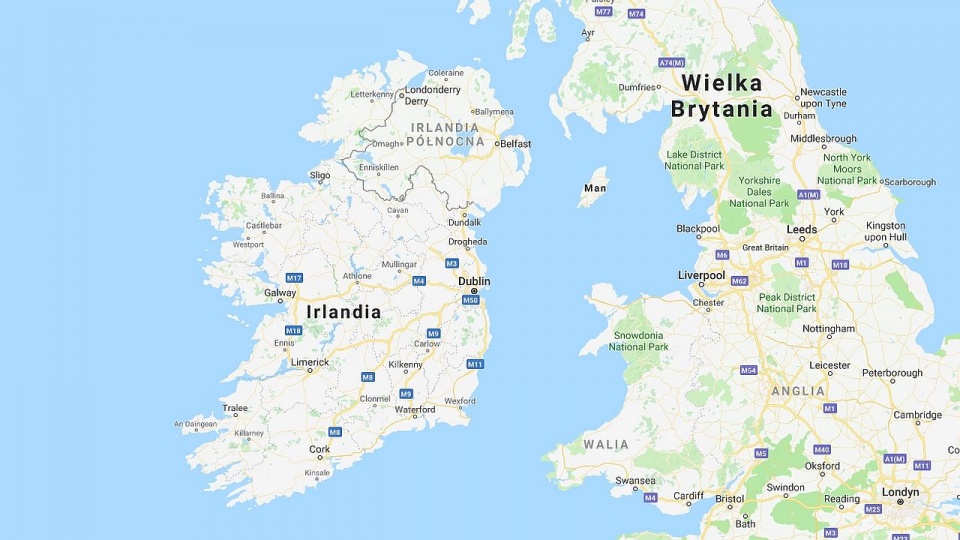Oficjalne wyniki potwierdziły, że Irlandczycy w piątkowym referendum opowiedzieli się za zmianami prawa aborcyjnego. Fot. www.google.com/maps
